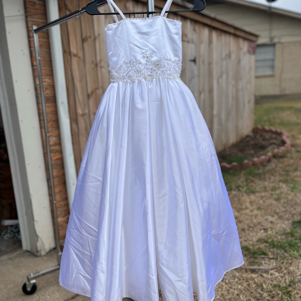White girl dress